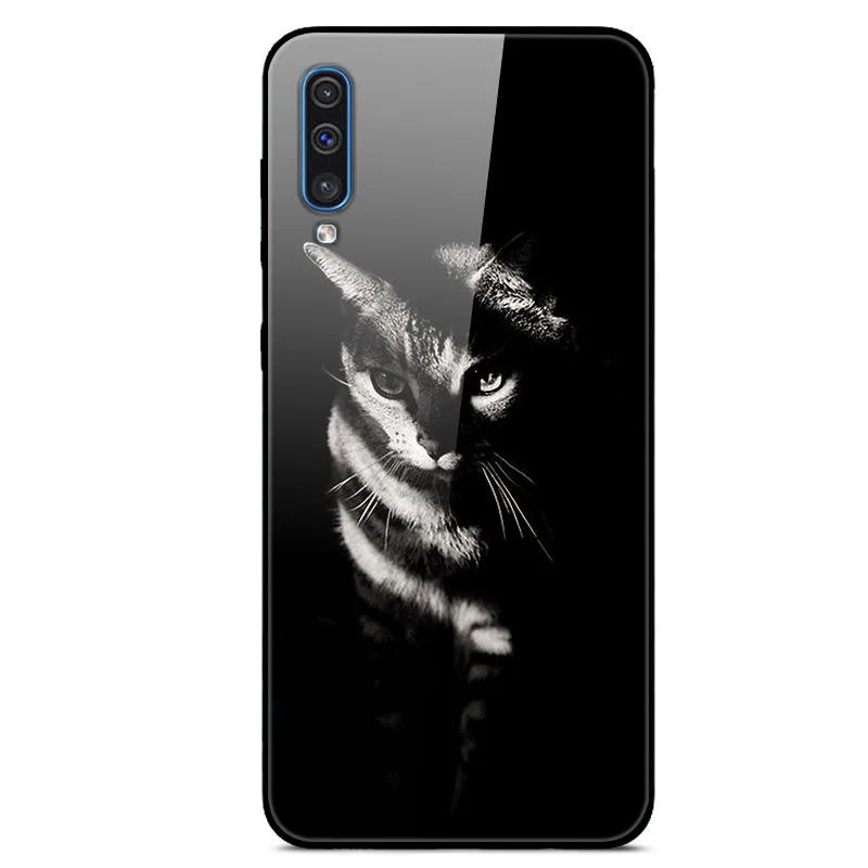 50 Чехол из закаленного стекла для samsung A50, чехол для samsung Galaxy A50 A505F A505 A 50, Fundas Coque - Цвет: 50