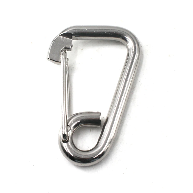 304 Stainless Steel M4 M5 M6 Multifunctional Spring Snap Carabiner Quick Link Lock Ring Hook Marine Grade Climbing Key | Обустройство