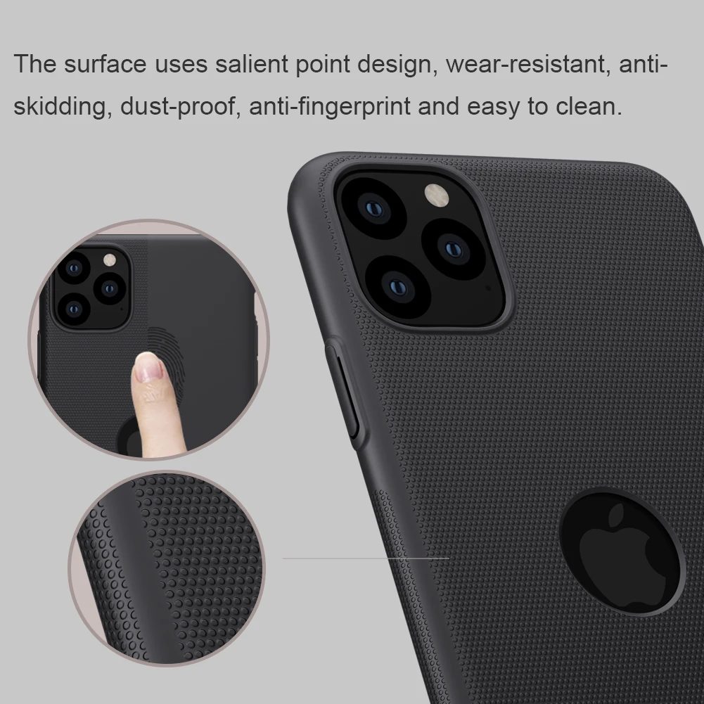 Для iPhone 11 Pro Max 2019 Nillkin супер матовый защитный чехол из поликарбоната жесткая