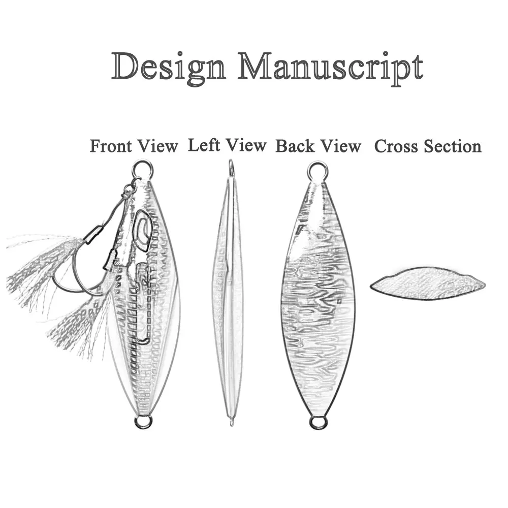 Как медленная металлическая джиггинг двойные крючки тонущий светящийся джиг 200 г