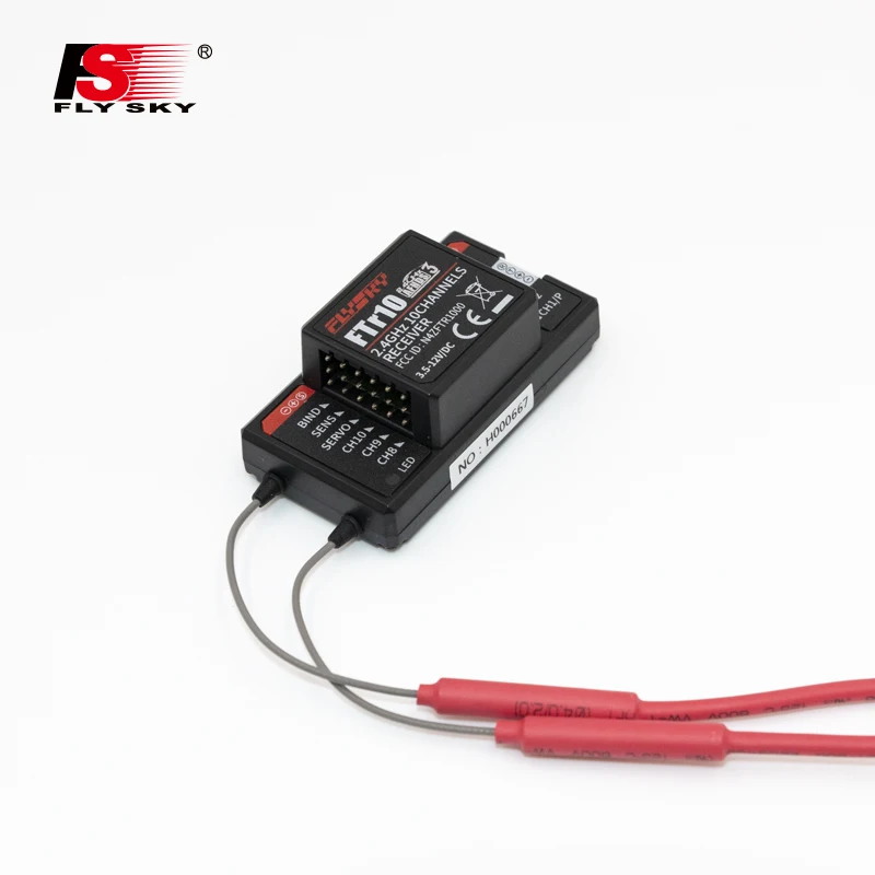Flysky FTr10 2 4G 10CH двухсторонняя двойная антенна PPM/IBUS AFHDS3 мини приемник для