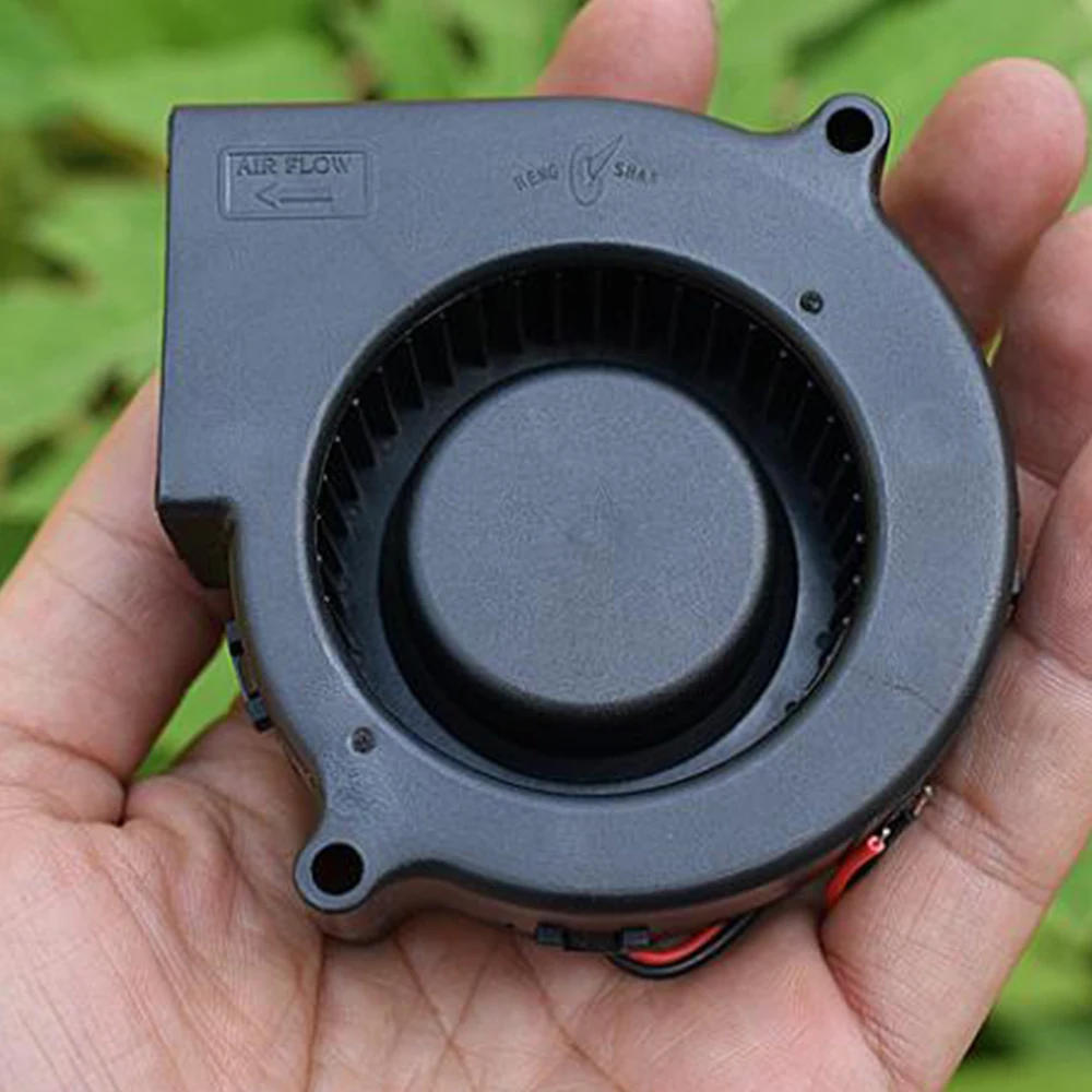 Миниатюрный бесщеточный вентилятор с турбонаддувом 12 в пост. Тока 7530 2 проводами