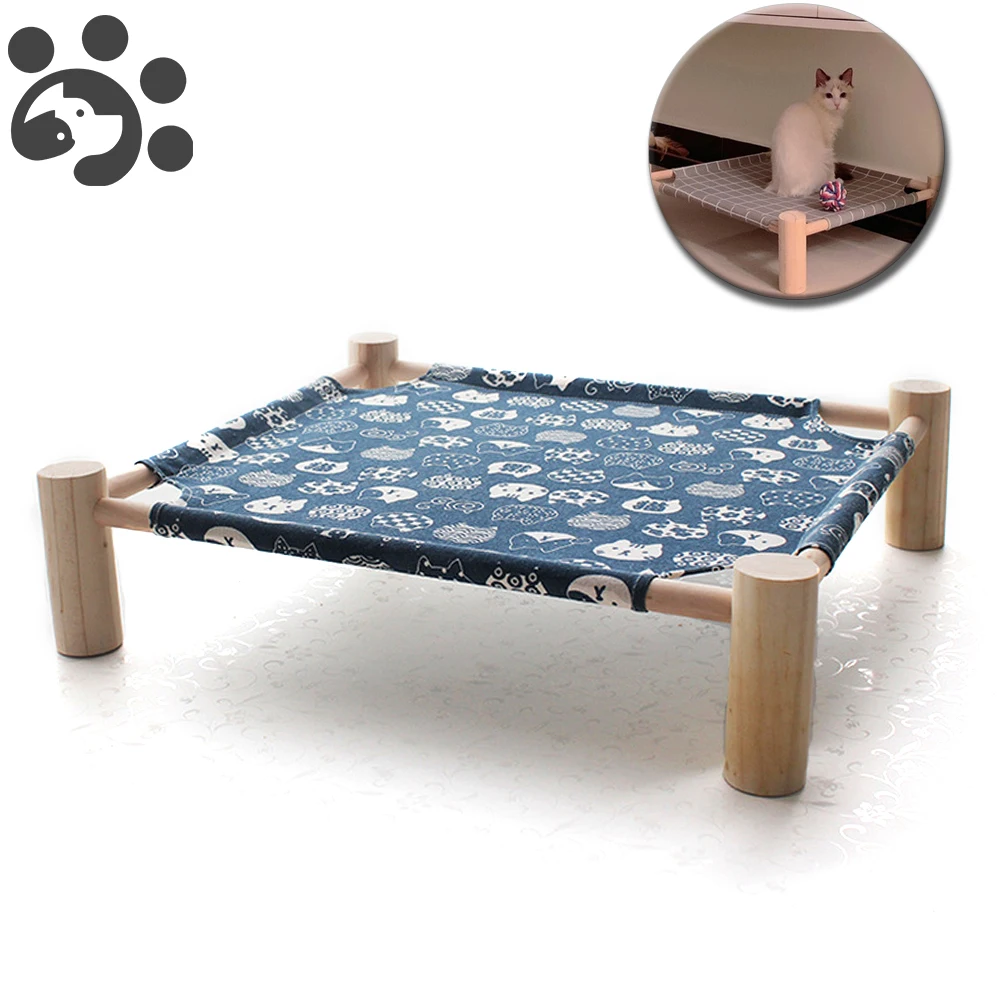 

Cat Hammock Wood Tree Pet Bed for Cats Cute Cat Beds Washable Hammocks Beds for Small Dog Pets House Cat Bed Cama para Gato