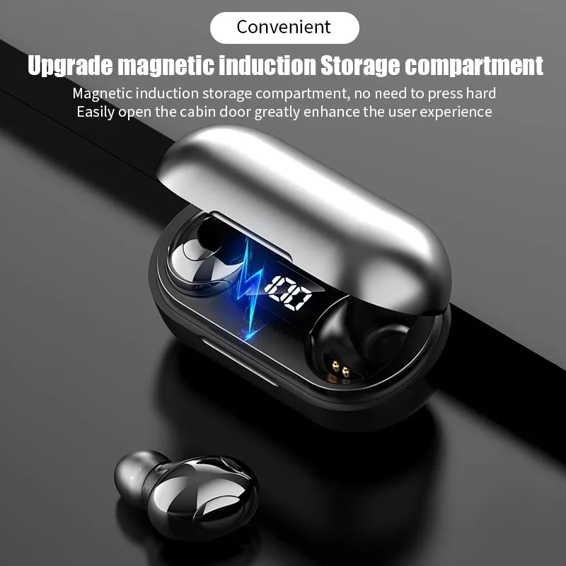 

Новинка 2020, брендовые TWS-наушники Bluetooth 5,0, басовые наушники Bluetooth, водонепроницаемые беспроводные наушники-вкладыши, гарнитура, наушники с в...