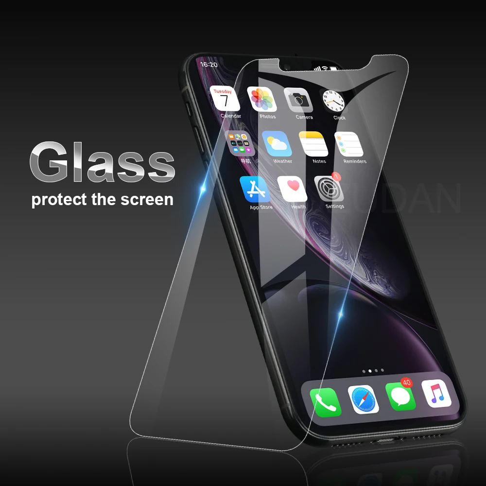 Защитное стекло на iphone 7 8 6s Plus X XS 11 Pro Max XR 5s SE 2020 защита экрана закаленное для |