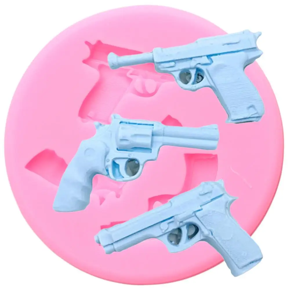 3D пистолет игрушечное оружие силиконовая форма инструменты для украшения