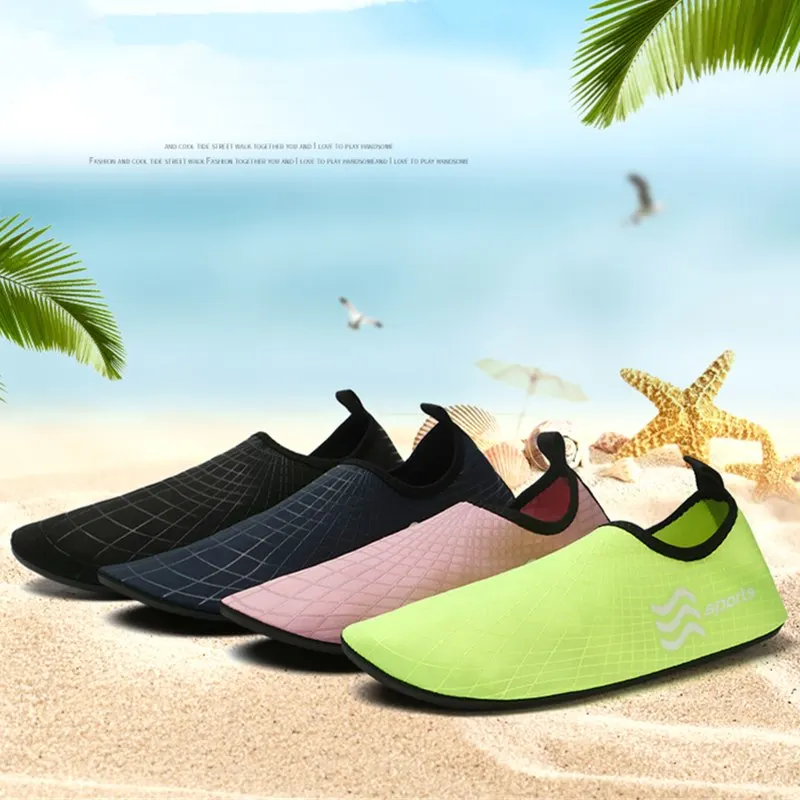 

Unisex Water Sport Beach Shoes Non-Slip Lightweight Flat Quick Dry Swimming Shoes Men Women Sneaker For Sea Shoes