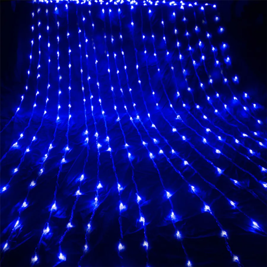 BEIAIDI 3x3 м 320LED водопад занавес светящиеся гирлянды светодиодные светильник