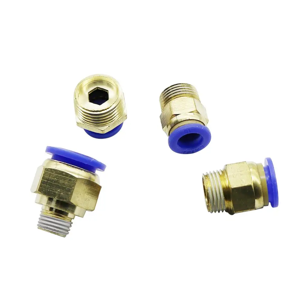 Садовая ирригация 1/8 'ɱ/4'' 3/8 'ɱ/2'' наружная резьба до 6 мм прямой