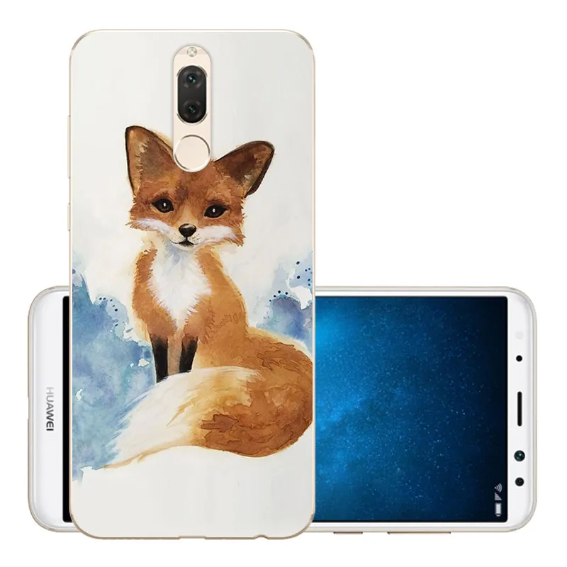 CROWNPRO Мягкий ТПУ для 5," huawei mate 10 Lite чехол-накладка для задней панели телефона Nova 2i/Maimang 6/mate 10 Lite чехол s - Цвет: QHL