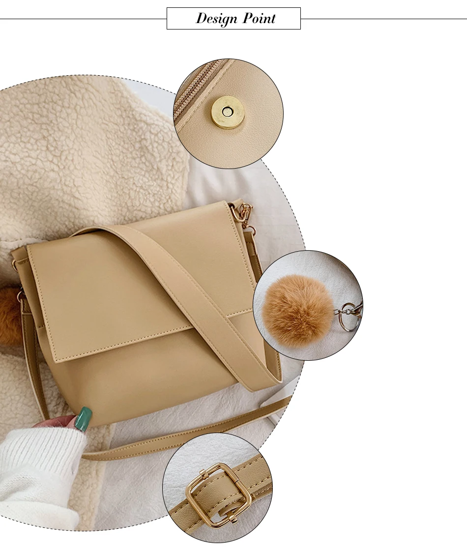 

New Women's Bag Feminina Designer Luxury Leather Handbag for 2020 Small Square Bag Over Shoulder Crossbody Sac a Main Lady Totes