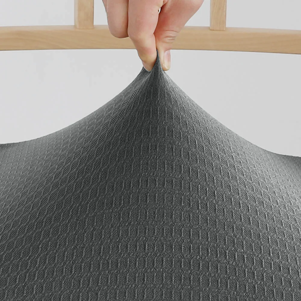 1/2/4/6 шт. съемный однотонный чехол на стул Универсальный Размер Чехол сиденье