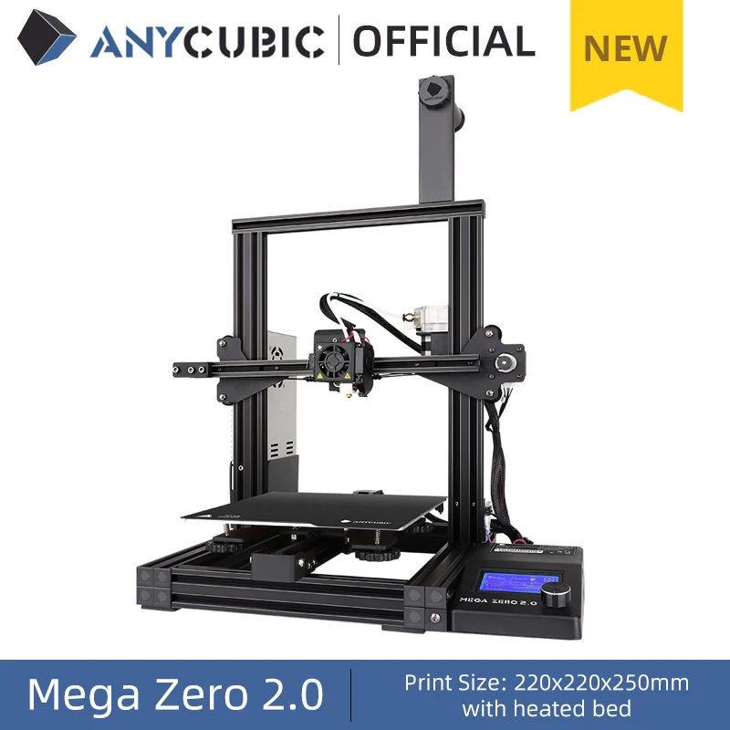 3D принтер ANYCUBIC Mega Zero 2 0 3D-печать с горячей платформой полностью металлический