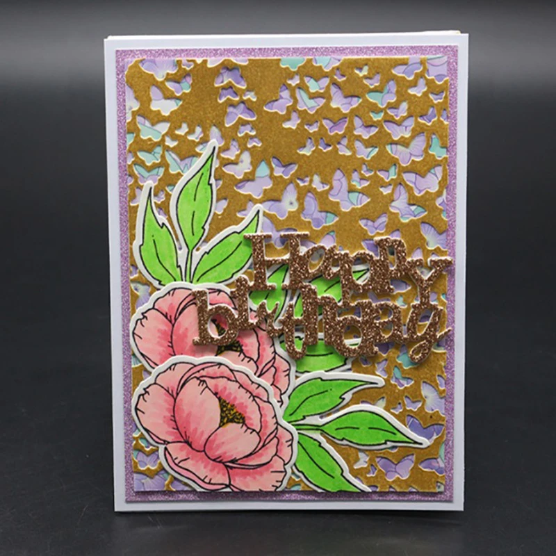 ZATBWS Танцующая бабочка Вырубные штампы для DIY скрапбукинга декоративное тиснение