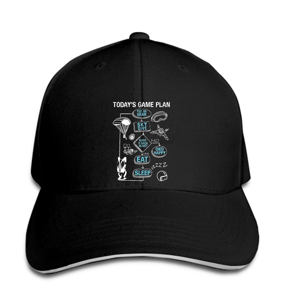 

Baseball cap Skydiving Game Plan