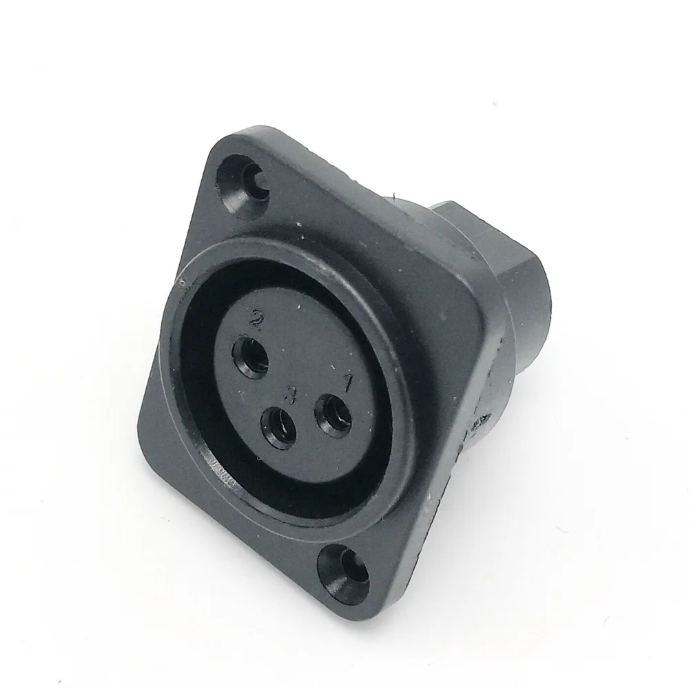 XLR гнездо 3 pin панель Крепление Шасси Разъем адаптер 10 шт./лот|lot lot|lot 10pcsl connector |