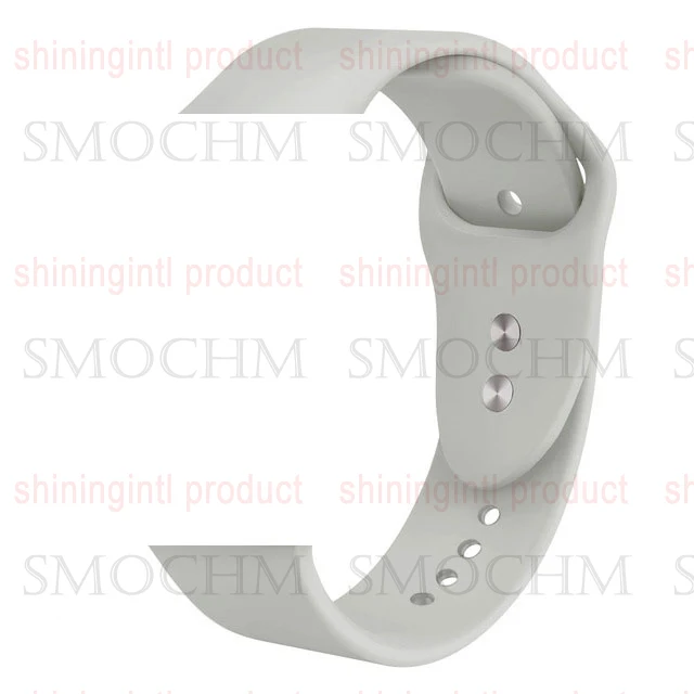 Grey Silicon Smochm IWO 10 Bluetooth умные часы серии 1:1 IWO 8 Plus IWO 9 обновленный gps трекер спортивные умные часы для Apple iPhone Android - Цвет: Grey Silicon