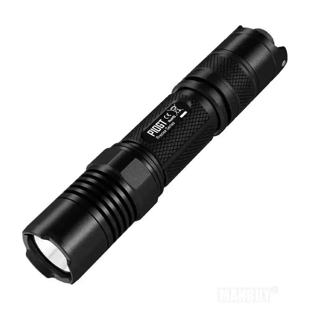 Водонепроницаемый светодиодный тактический фонарик Nitecore P10GT + 18650 перезаряжаемый
