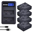 Batmax DMW-BLG10 DMW-BLE9 ДМВ BLE9E BPDC15 Батарея + ЖК-дисплей USB Dual Зарядное устройство для цифрового фотоаппарата Panasonic DMC-GF6 DMC-GX7 GF5 LX100 GX80 GX85