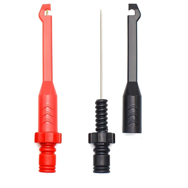 

2 Pack Wire Piercing Probe Clip Automotive Diagnostic Test Lead Accessories Puncture Wire Back Probe Pins Testing Kit