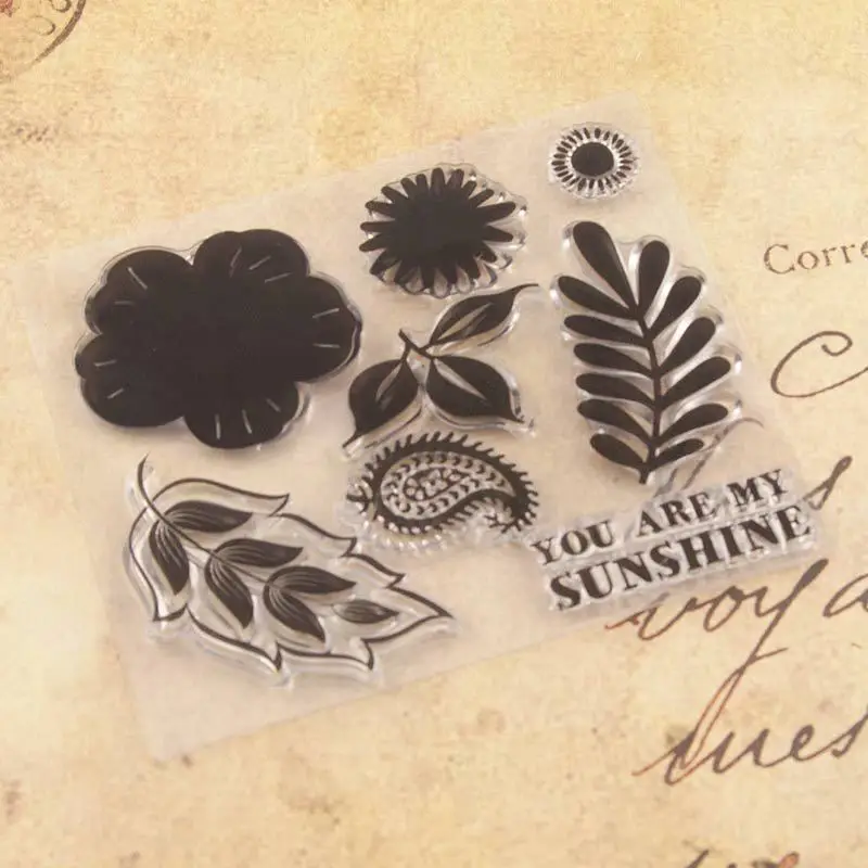 Фон прозрачный чистый силикон резиновая печать штамп &quotсделай сам&quot