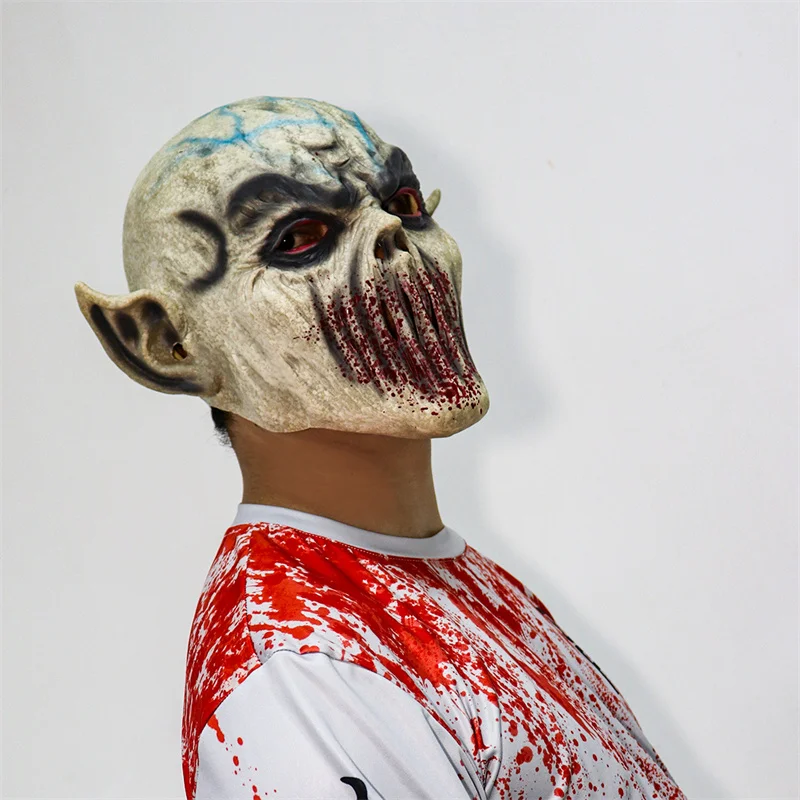 

1pcs Halloween Horrible Ghastful Creepy Scary Realistic Monster Mask Masquerade Supplies Party Props Cosplay Costumes