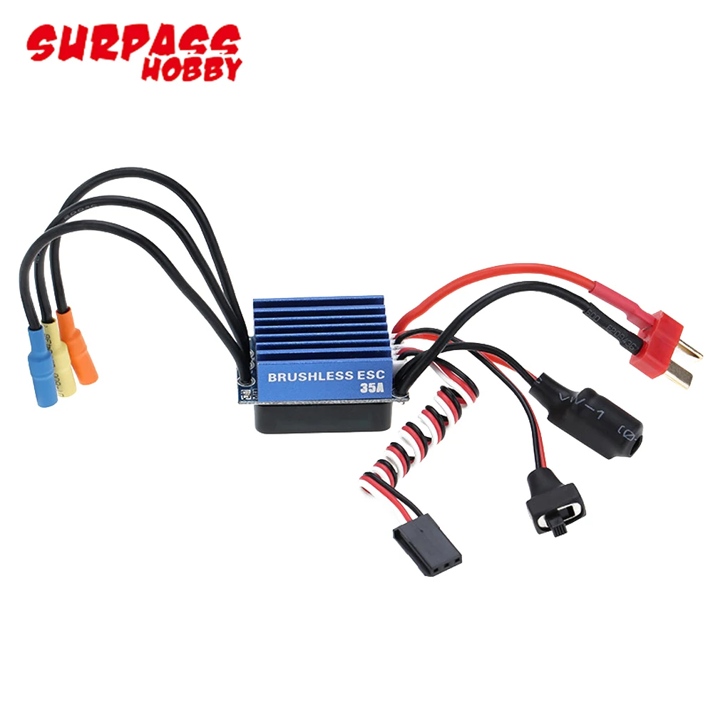 Бесщеточный двигатель RC 2838 4500KV/4200KV/3900KV/3600KV с 35A бесщеточным ESC и программной