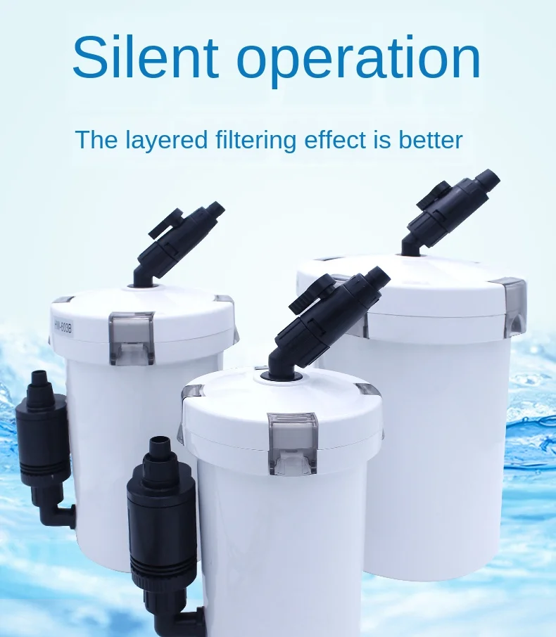 

Fish Tank Filter External Bucket Aquarium Circulating Pump Straw Tank External Mute Filter Aquarium Accessories Water Pump