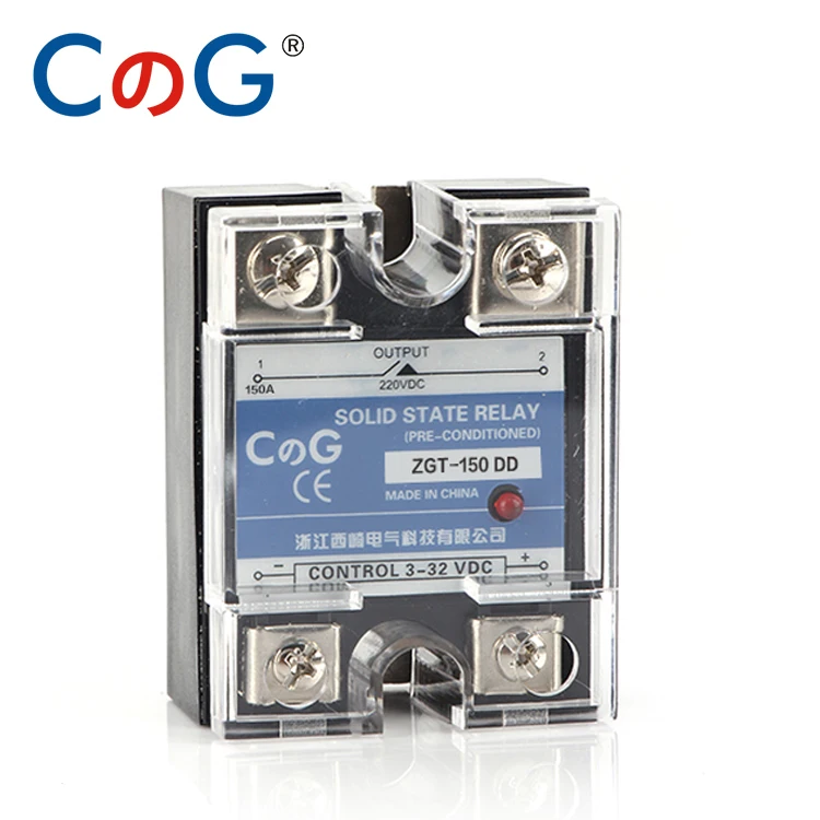 CG SSR-120DD 150 ДД 220 В 380 в 600 В однофазный JGX DC Контроль DC теплоотвод 3-32VDC до 5-220VDC 120A 150A DD твердотельное реле