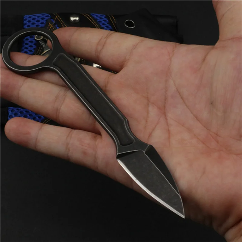 

MANCROZ Tactical Fixed Blade Knife Camping Hunting cs go knives Karambit Survival EDC utility tool
