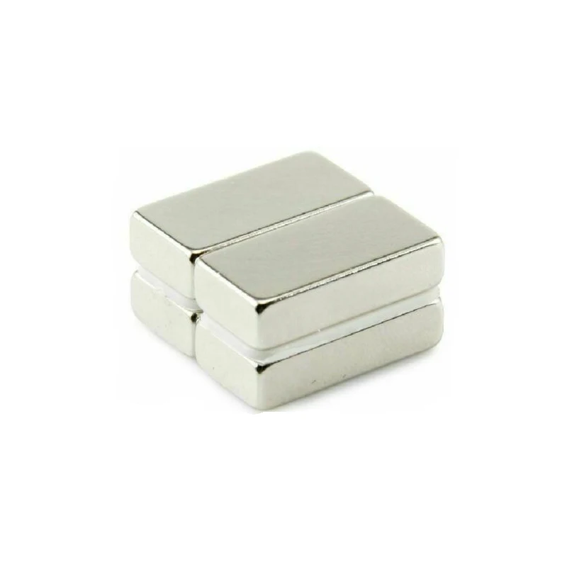 5/10/20pcs x Super Strong Block Cuboid Magnets Rare Earth Neodymium 15 x 10 x 5 mmPermanent NdFeB Super Magnets rectangle shaped ndfeb magnets silver 15 pcs
