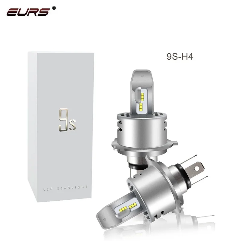 

EURS H4 led H7 Car Headlight ZES Chip H11 9005 H1 9006 12000LM 9S Car Lights Hi/Lo Beam Auto headlamp Canbus Error Free 6000K