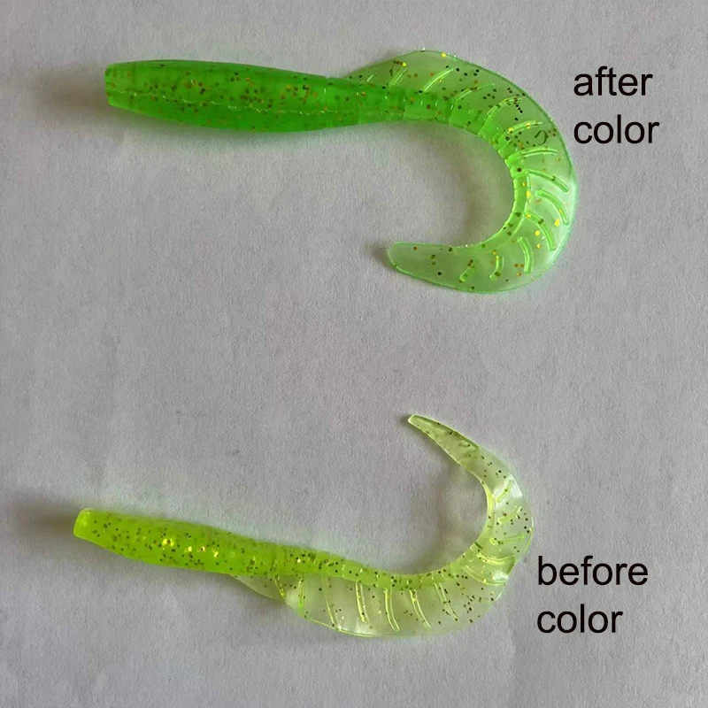 10 шт. спинполер 58 мм 86 реалистичные длинный хвост черви приманки Искусственные