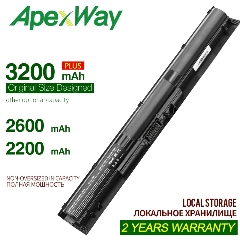 

Apexway 14.8V Laptop Battery For HP Pavilion 14-ab000 15-ab000 17-g000 series KI04 HSTNN-LB6S TPN-Q158 800009-241HSTNN-DB6T