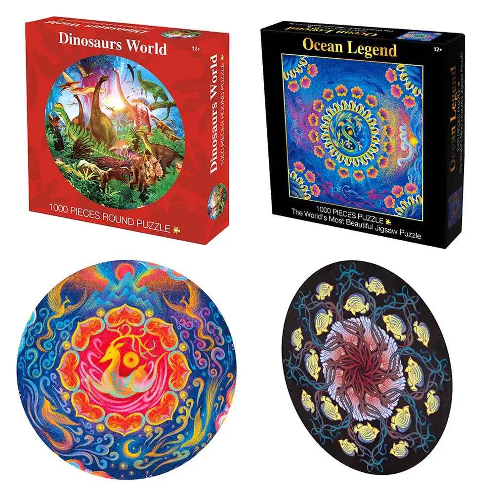 

DIY 1000 Pieces Jigsaw Puzzle Educational Puzzle Games Toys Assembling Picture Landscape Puzzles For Adults Children Kids Gifts