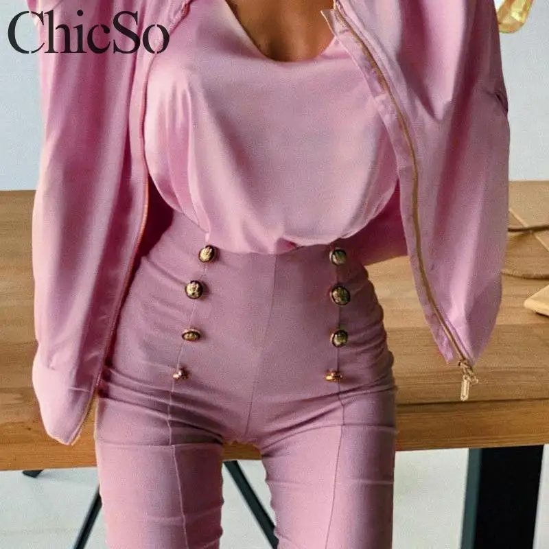 Женские узкие брюки MissyChilli трикотажные длинные с высокой талией на пуговицах