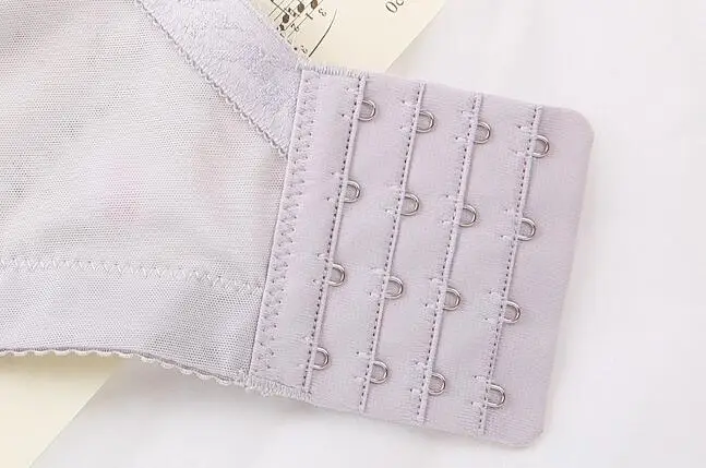 Женщин 3/4 чашки косточках НЕДОПОЛНЯЮЩУЮ Кружева Вышивка бюстгальтер женское