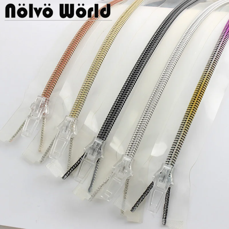 

5-20-100 шт. 80 см 5 # PVC нейлоновая катушка застежки-молнии для шитья DIY Zip косметичка Zips Garment Slider Puller