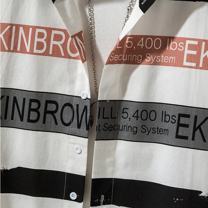 

2020 Brand clothing Japanese style Male High quality pure cotton Short sleeve shirts/Men's lapel letter printing Casual shirts