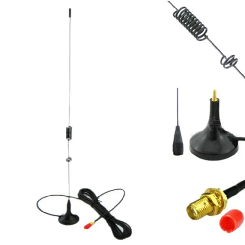 

Female Magnetic Hf Vehicle-Mounted Antenna For Baofeng Uv5R 888S Uv82 A52 Two Way Radio Walkie Talkie Accessories