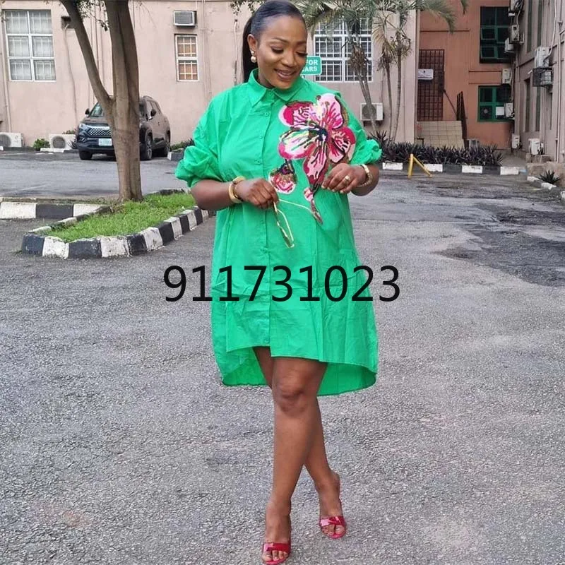 Африканская рубашка с вышивкой и блестками длинные платья для женщин