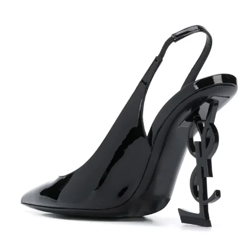 

Luxury brand women's shoes black patent leather pointed toe stilettos sexy fashion all-match high heels dress women's shoes