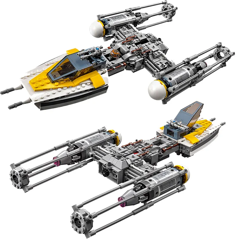 691 шт 05065 космическая звездная серия войны Y-Wing звездные истребители Вселенная фигурка модель строительные блоки Набор кирпичей игра детский подарок 75172