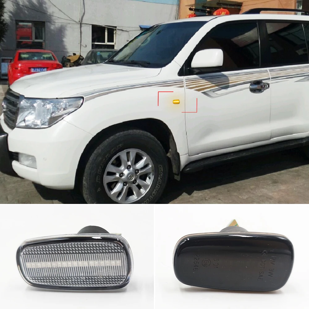 1 пара светодиодный боковой габаритный фонарь для Lexus IS200 300 LS430 Scion xB Toyota Prius Kluger Wish