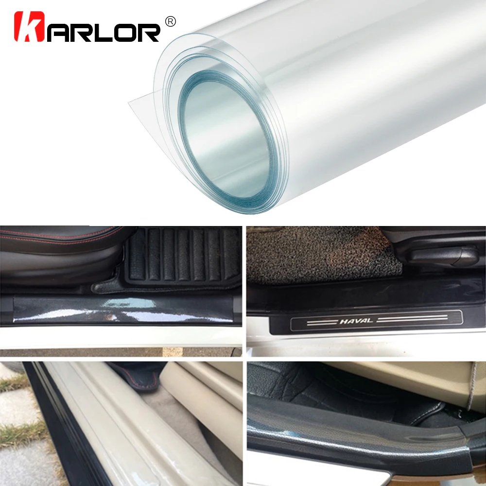 

500cm X 10/20/30/40/50cm Rhino Skin Sticker Protection Anti-dirty Film Vinyl Clear Transparence For Auto Car Bumper Hood Paint