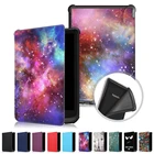 Чехол с рисунком для PocketBook Touch Lux 5 4  Basic Lux 2, тонкий смарт-чехол для Pocketbook 616627632606628633, чехол для сна и пробуждения