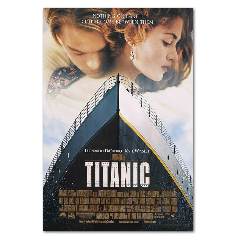 Титановые классические постер фильма бар настенное искусство в кафе Плакаты