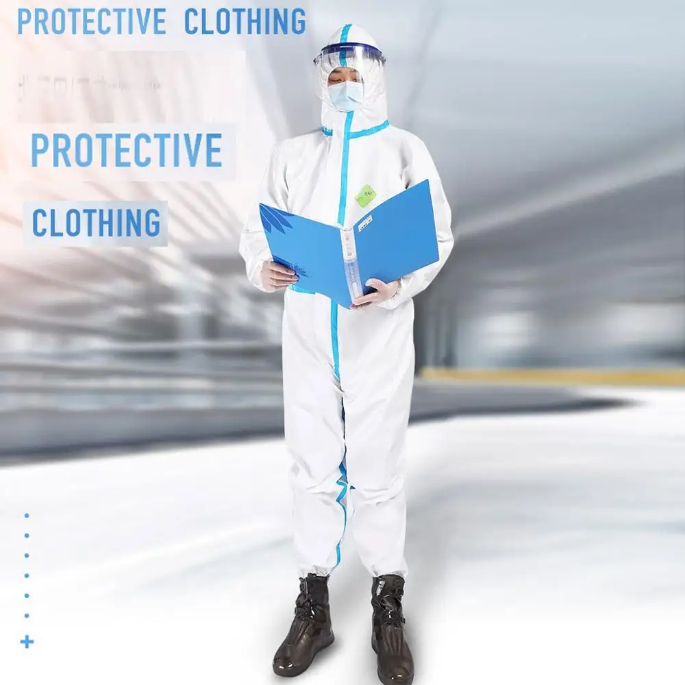 Нетканый защитный комбинезон одноразовая одежда антибактериальный