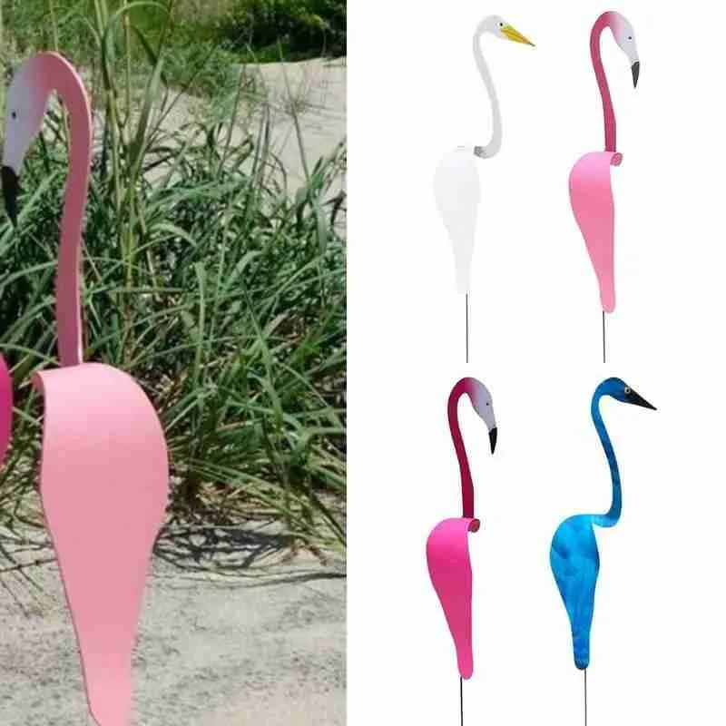 

40CM Swirl Bird Spins with Garden Breeze Garden Decoration Statues Decorative Swirl Bird Spin with The Breeze Home Garden Decor