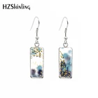 2020 Le Petit Princes Мультяшные милые Клипсы Серьги круглые стеклянные серьги ювелирные изделия модные подвески